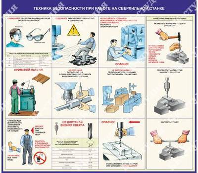 Инструкция по охране труда при работе на сверлильных станках