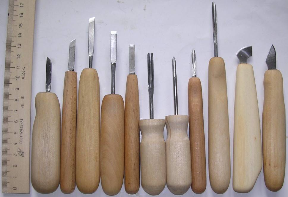 Ножи для резьбы по дереву: что входит в набор, описание косяка, разметочного, богородского, топорика, штихеля