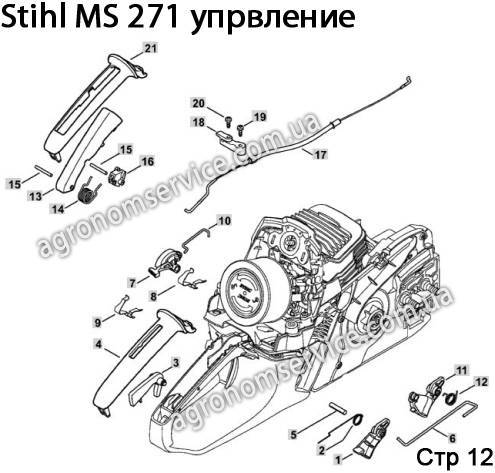 Техническое обслуживание бензопилы stihl ms 250